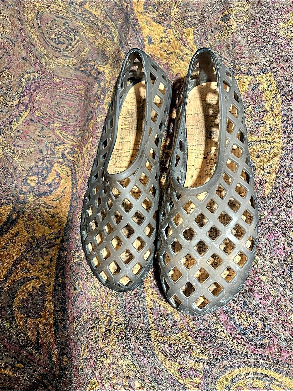 Project Cloud Women's Lattice Sandals Gray US 8